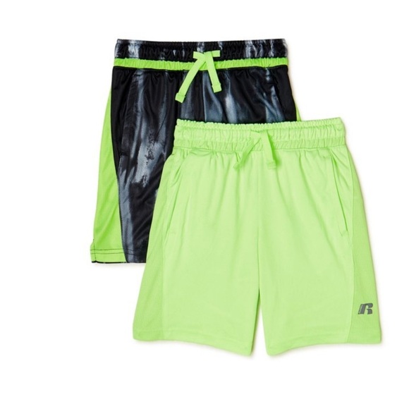 Big Boy’s Black green tie‎ dye effect Moisture-wicking Active Shorts size XXL 18 - Picture 5 of 5